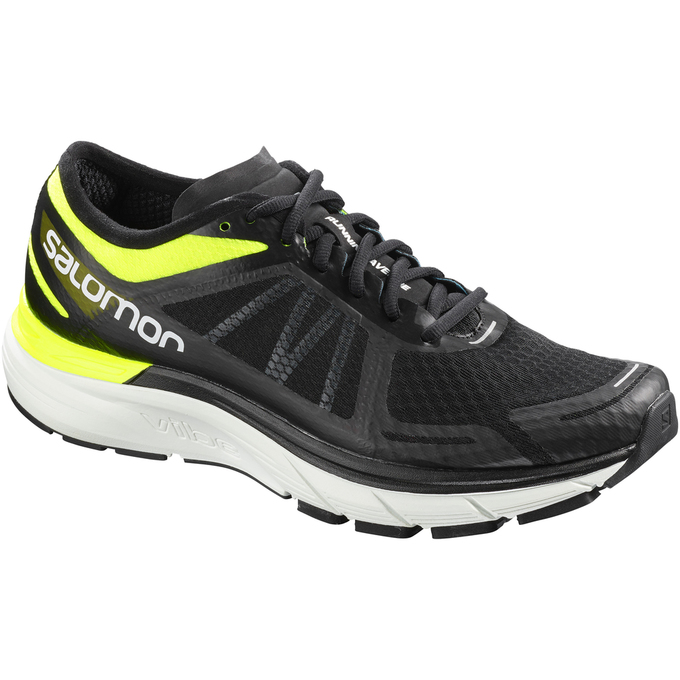 Zapatillas De Running Salomon Hombre Negras / Amarillo - Salomon Argentina SONIC RA MAX ,710539-JLX